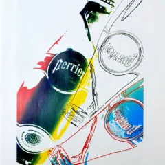 Andy Warhol Perrier 9 Pop art print 1999