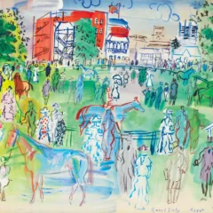 Raoul Dufy Paddock et Turfistes a Ascot Giclee Ltd EditionLtd Edition