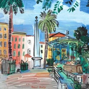 Raoul Dufy La Place Dhyeres Giclee Ltd Edition