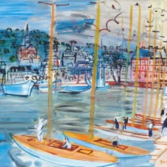 Raoul Dufy Le Bassin de Deauville Giclee Ltd Edition