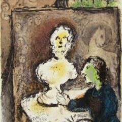 1989 Chagall Lithograph v1 Odyssee Frontispiece