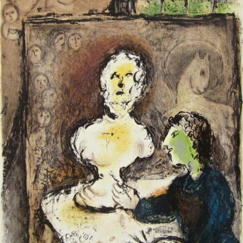 1969 Marc Chagall Lithograph Vol 3 Frontispiece Artebonito