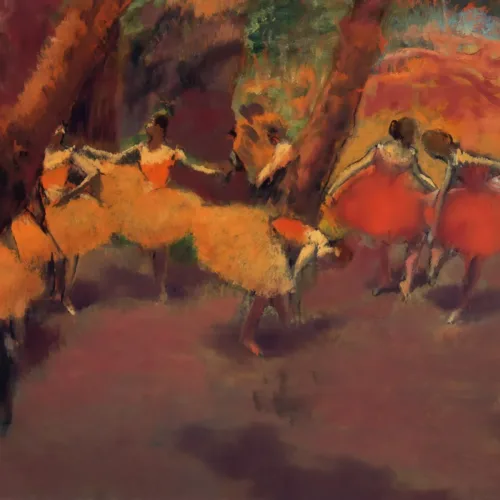 Degas Before the performance 1895