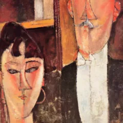 Modigliani Bride and groom limited edition giclee