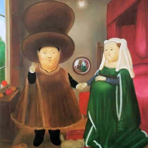 The Arnolfini after Van Eyck