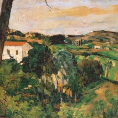 Paul Cezanne Landscape with red roof 1876 Giclee Ltd Edition