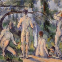 Paul Cezanne Les grandes baigneuses