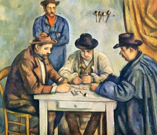 Cezanne The card players-1890