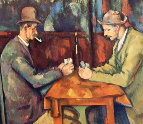 Cezanne Two card players-1885