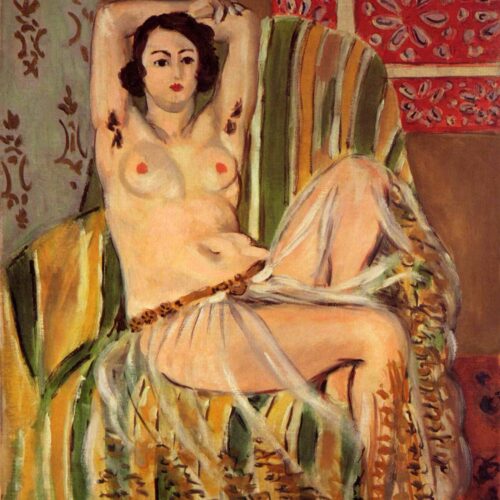 Matisse Odalisque with raised arms limited edition giclee