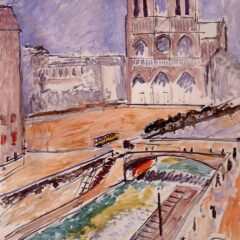 Matisse view sur Notre Dame print giclee