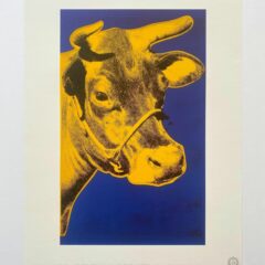 1989 Andy Warhol Pop Art Cow (1971)