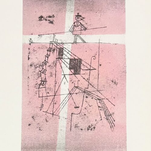 1947 Paul Klee Engraving 27 Tightrope Walker 1921