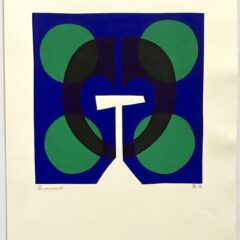 Ronald king signed screenprint Chauser 1967