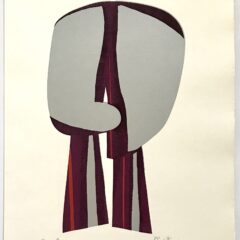 Ronald king signed screenprint Monk 1967