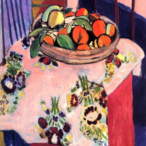 Matisse Still life with basket of orange L.E Giclee