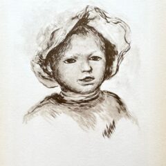 Pierre-Auguste Renoir Lithograph 2 Pierre Renoir de face