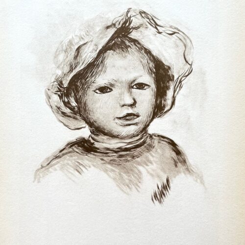 Pierre-Auguste Renoir Lithograph 2 Pierre Renoir de face