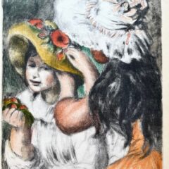 Pierre-Auguste Renoir Lithograph 4 Le Chapeau Epingle - full colors