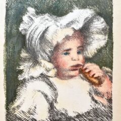 Pierre-Auguste Renoir Lithograph 6 L'Enfant au Biscuit