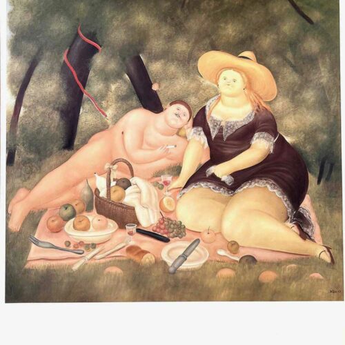 Fernando Botero 28 Lunch On The Grass 1983