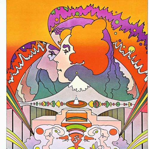 Peter Max Pop Art Poster 4 Read 1970