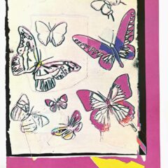 Andy Warhol Butterflies Pop art print 1986