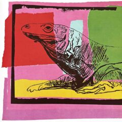 Andy Warhol komod Monitor 1986 Vanishing Animals