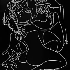 Francoise Gilot Lithograph Last Embrace 1975