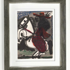 Pablo Picasso Toros y Toreros 2 dated 12/3/59 framed