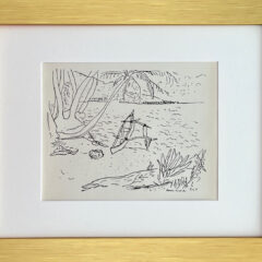 Matisse Drawings 19 Baie Tahiti Lithograph 1968 framed