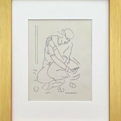 Matisse Lithograph 4 Femme assise avec livre 1968 framed