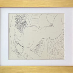 Matisse Lithograph Drawings Nude framed