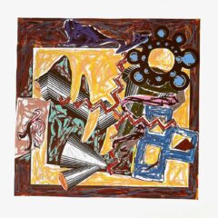 Frank Stella 5 Then came a fire and burnt the stick 1985