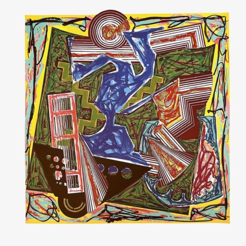 Frank Stella 6 Then water came and quenched the fire 1985