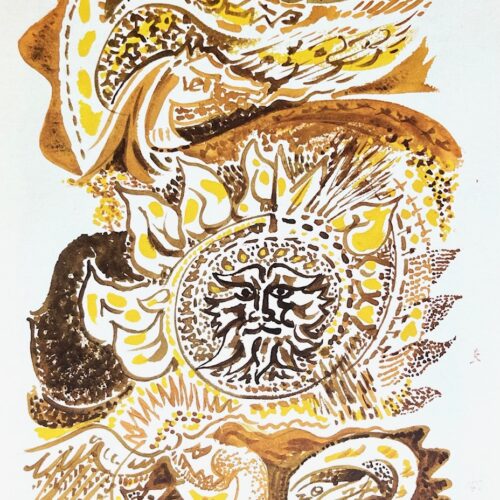 1970 Andre Masson Print Aurelia 6