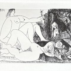 Picasso Gravure Apollinaire Les onze mille verges 12