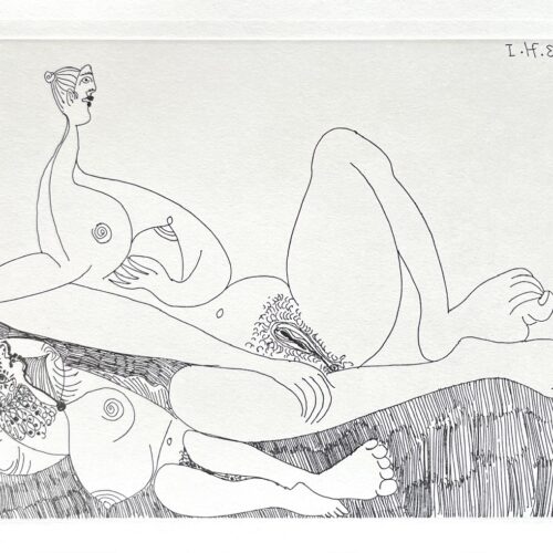 Picasso Gravure Apollinaire Les onze mille verges 7