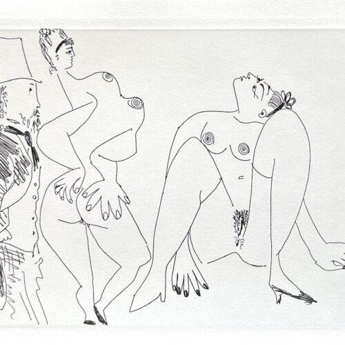 Picasso Gravure Apollinaire Les onze mille verges 8