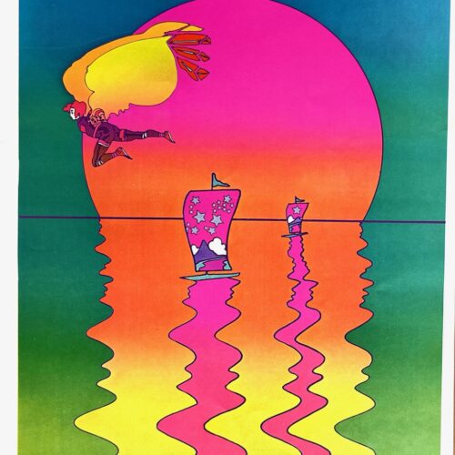 Peter Max Pop Art Poster 23 NBC 1970