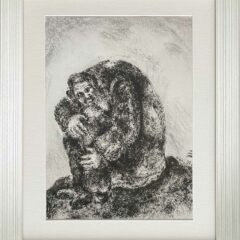 Silver framed Heliogravure from the Bible 1956 for Marc Chagall