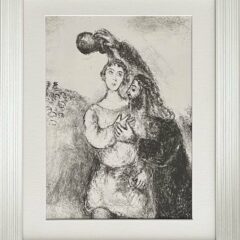 Chagall heliogravure black and white for the bible