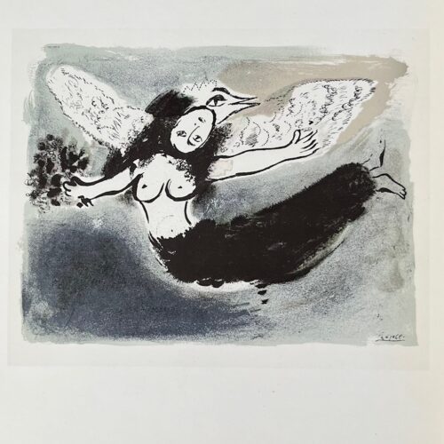 Chagall Bird Women Helio 1960