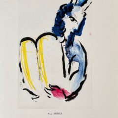 Moises 1960 from Catalog Marc Chagall Lithographs