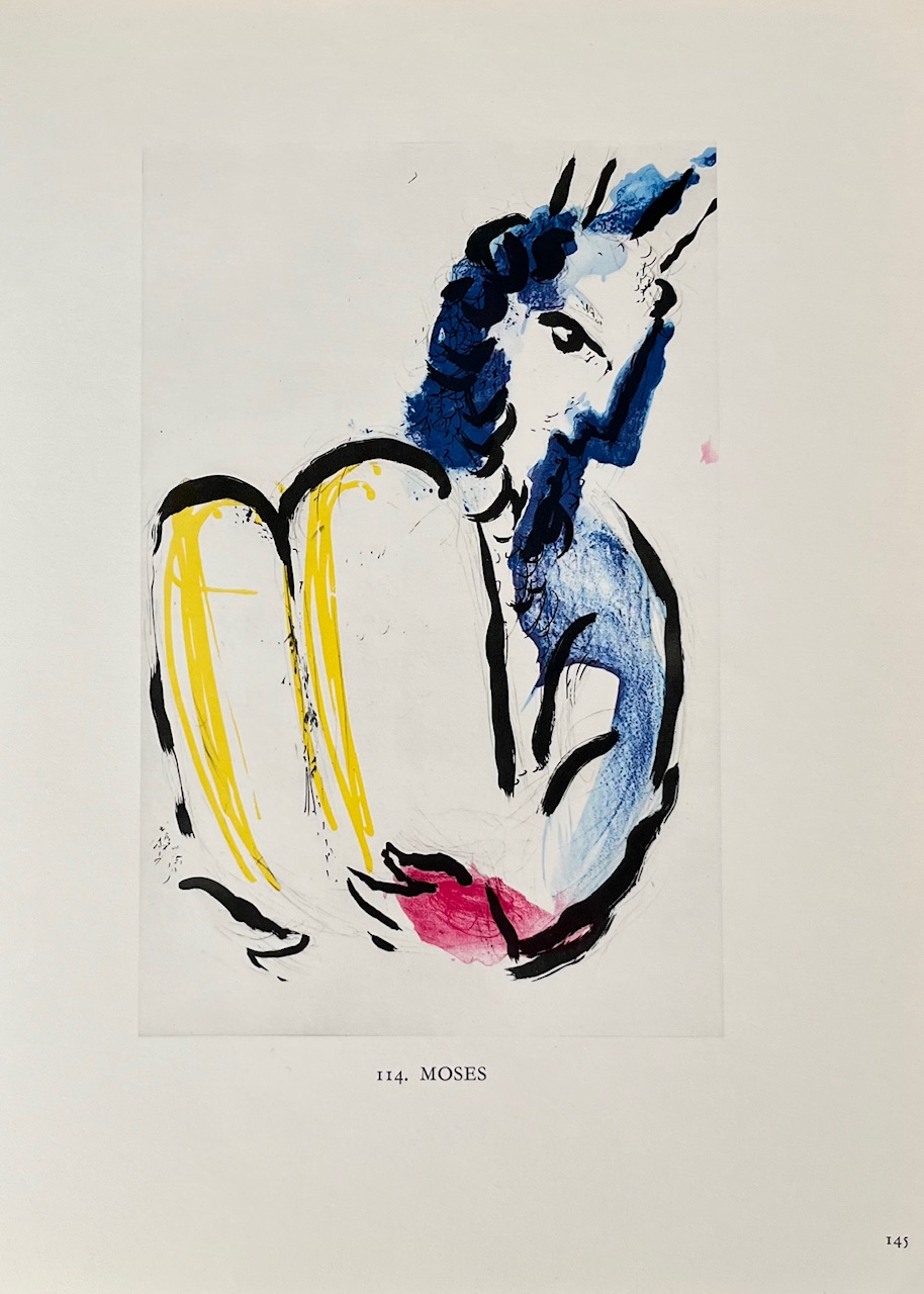 Moises 1960 from Catalog Marc Chagall Lithographs