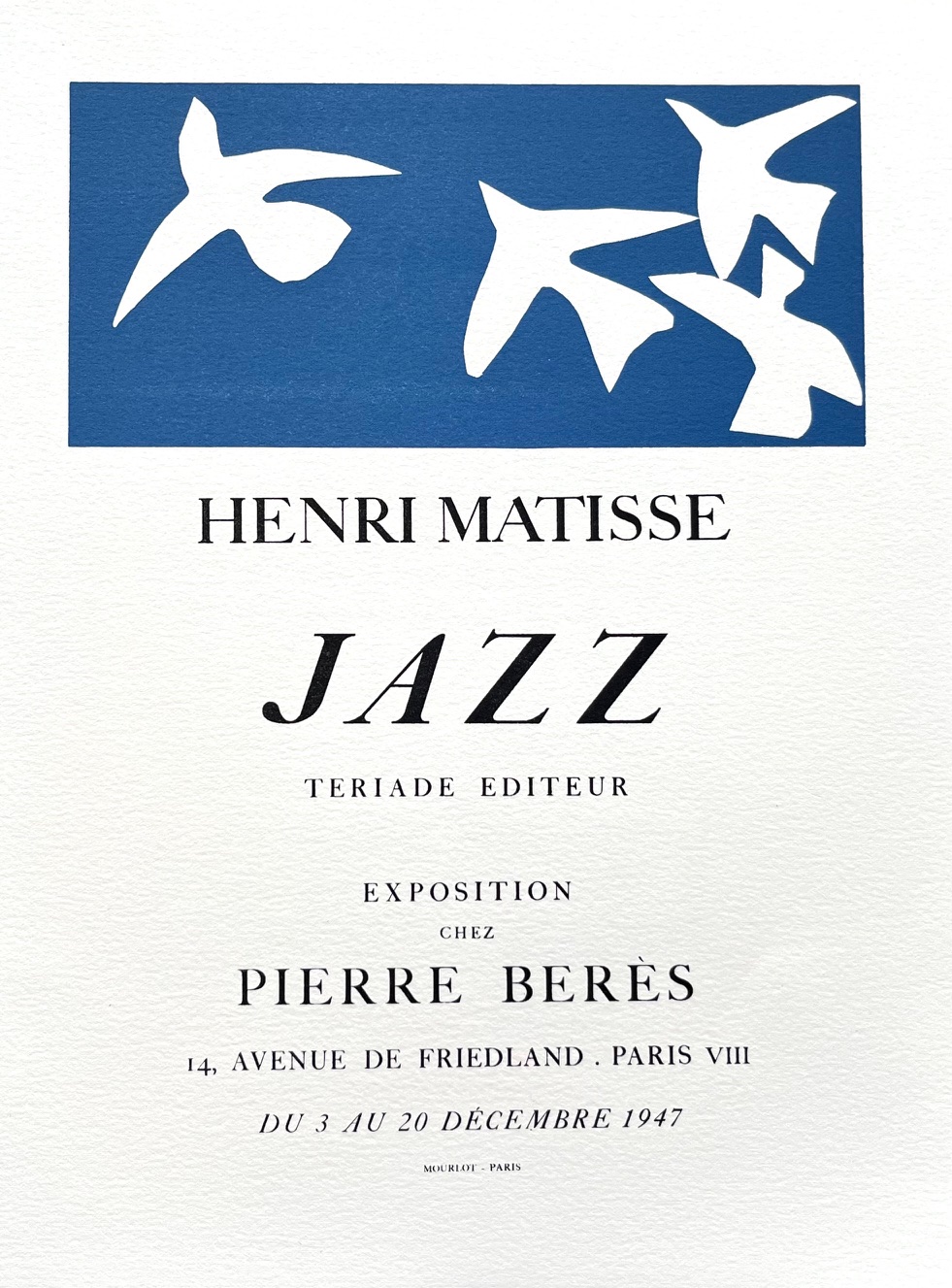 Henri Matisse Cahier 6 lithograph Jazz A Meme la Pierre 1982