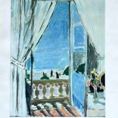 Henri Matisse engraving, Window in Nice