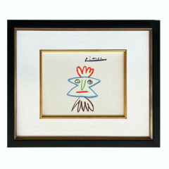 Picasso For The City not for Helena Lithograph 139, 1968 Framed