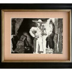 Pablo Picasso Los Toros 99 Picador and Women-1 Framed