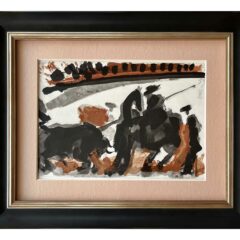 Pablo Picasso Los Toros 17 The Thrust-1 Framed